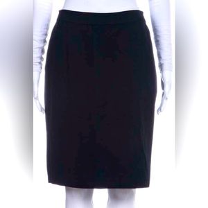 Linda Allard Ellen Tracy Midi-skirt Size 4 Navy